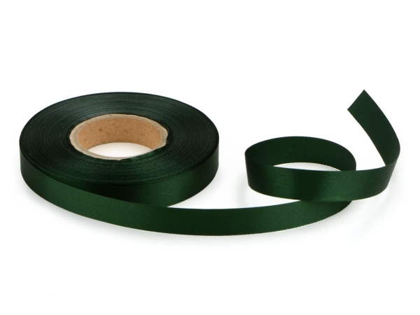 Satin Ribbon - 14mm x 30m - Forrest Green